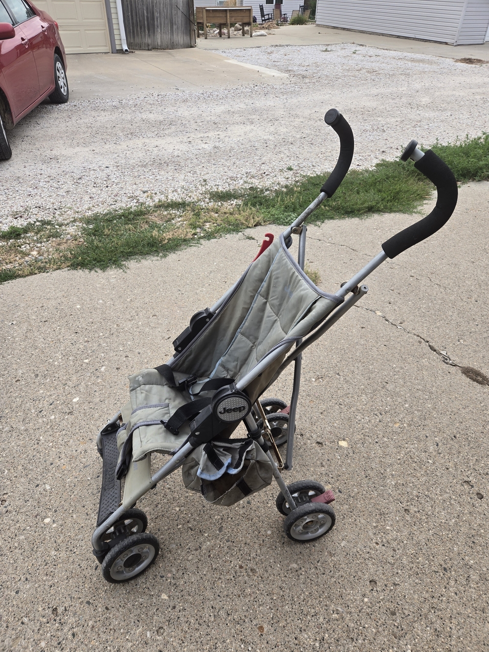 lightweight Jeep umbrella stroller Green (No Umbrella)